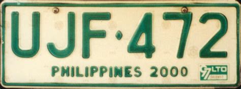 What's The: Plate Numbers in the Philippines .